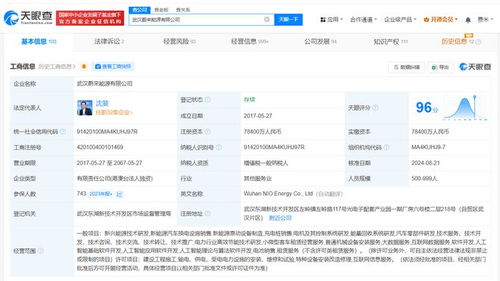 武漢蔚來能源公司新增AI軟件業(yè)務，發(fā)力人工智能基礎軟件開發(fā)